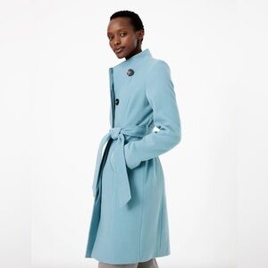 Beautiful blue coat 
style coat y2k